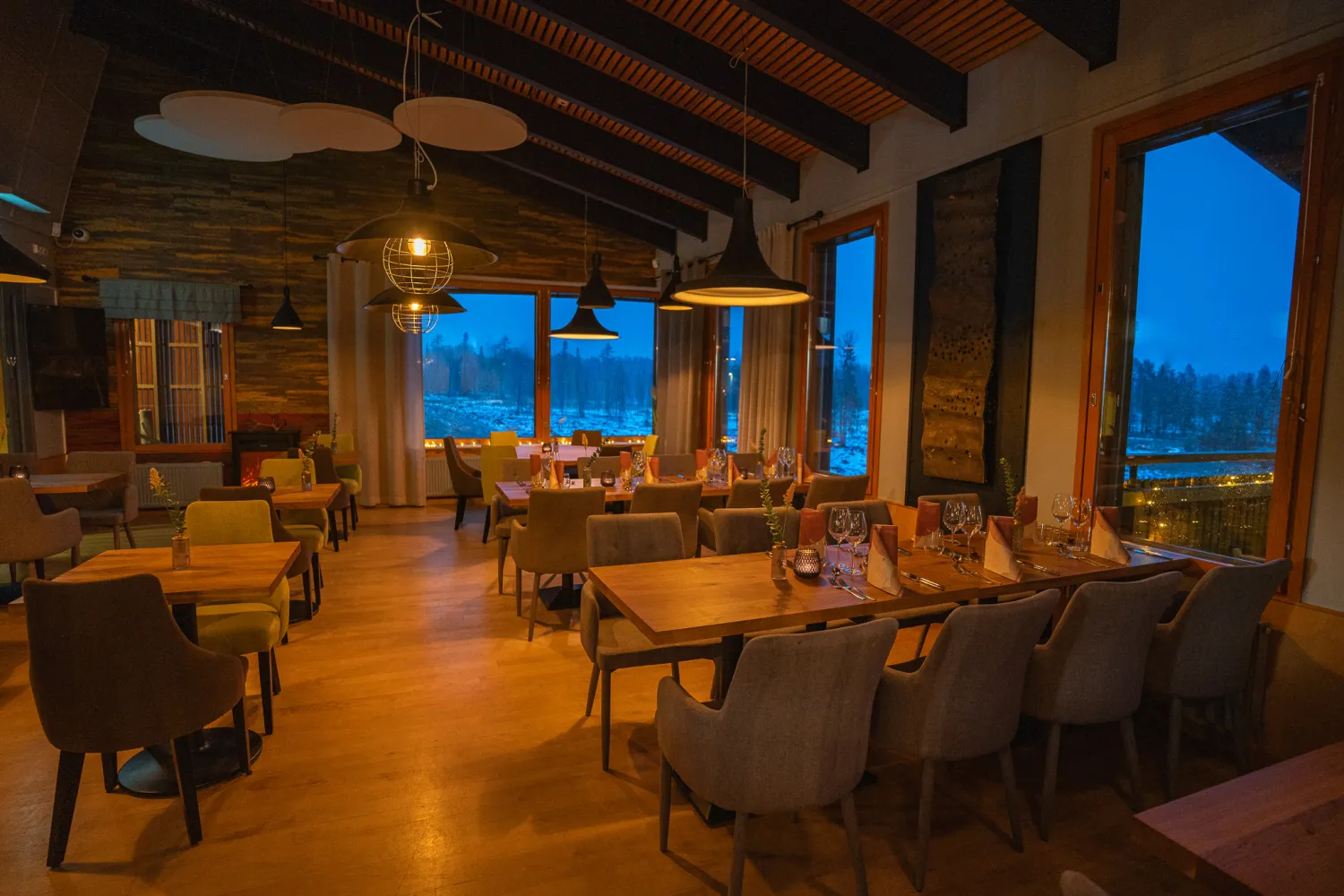 Ravintola Bistoria kattaus