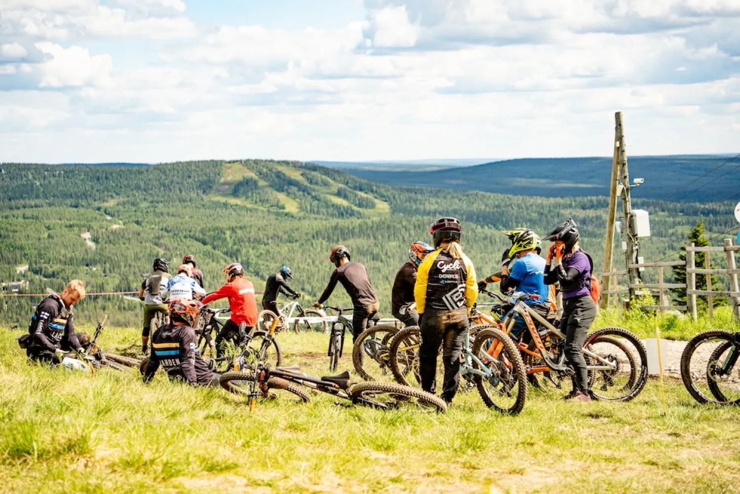 Porukalla Iso-Syöte Bike PArkissa