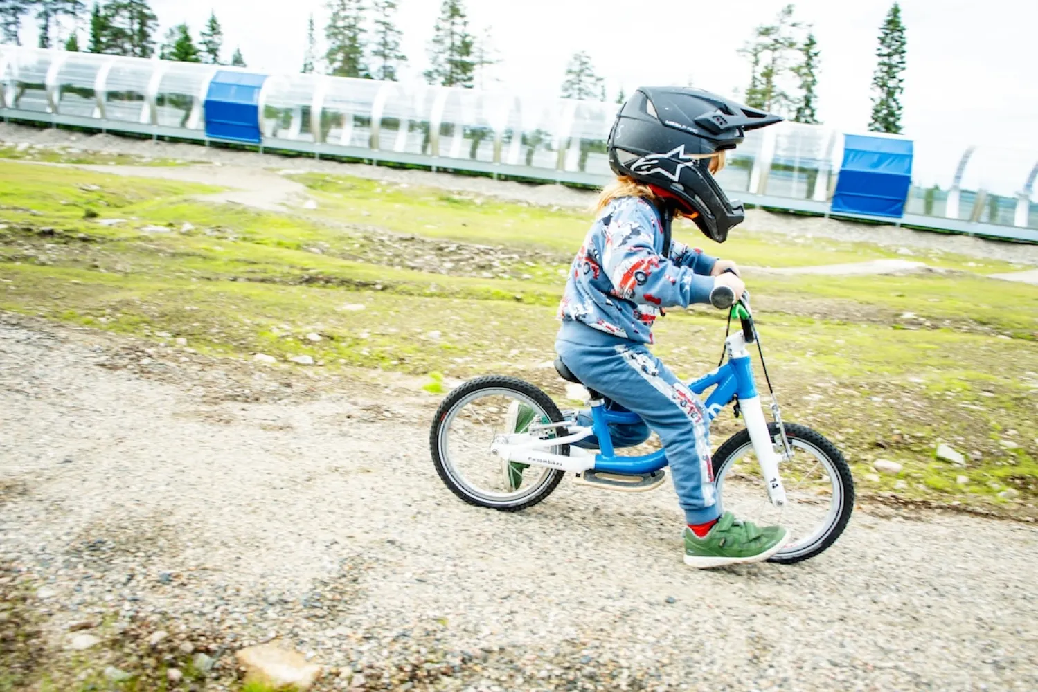 Potkupyörälläkin pärjää Iso-Syötteen harjoittelualueella