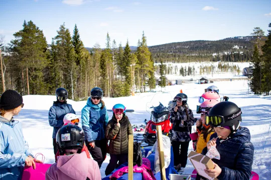 Mimmejä parkkitapahtumassa