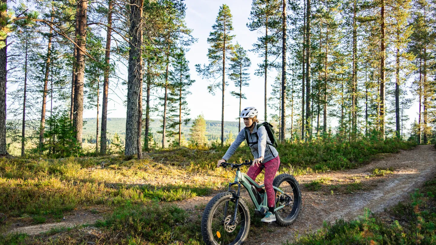 maastopyöräilyä iso-syötteellä