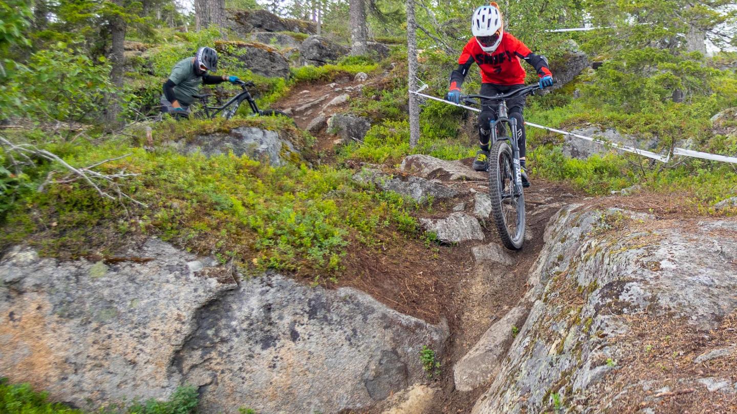 Iso-Syöte Bike Parkin reitit ovat suomen parhaiden pyöräreittien joukossa.